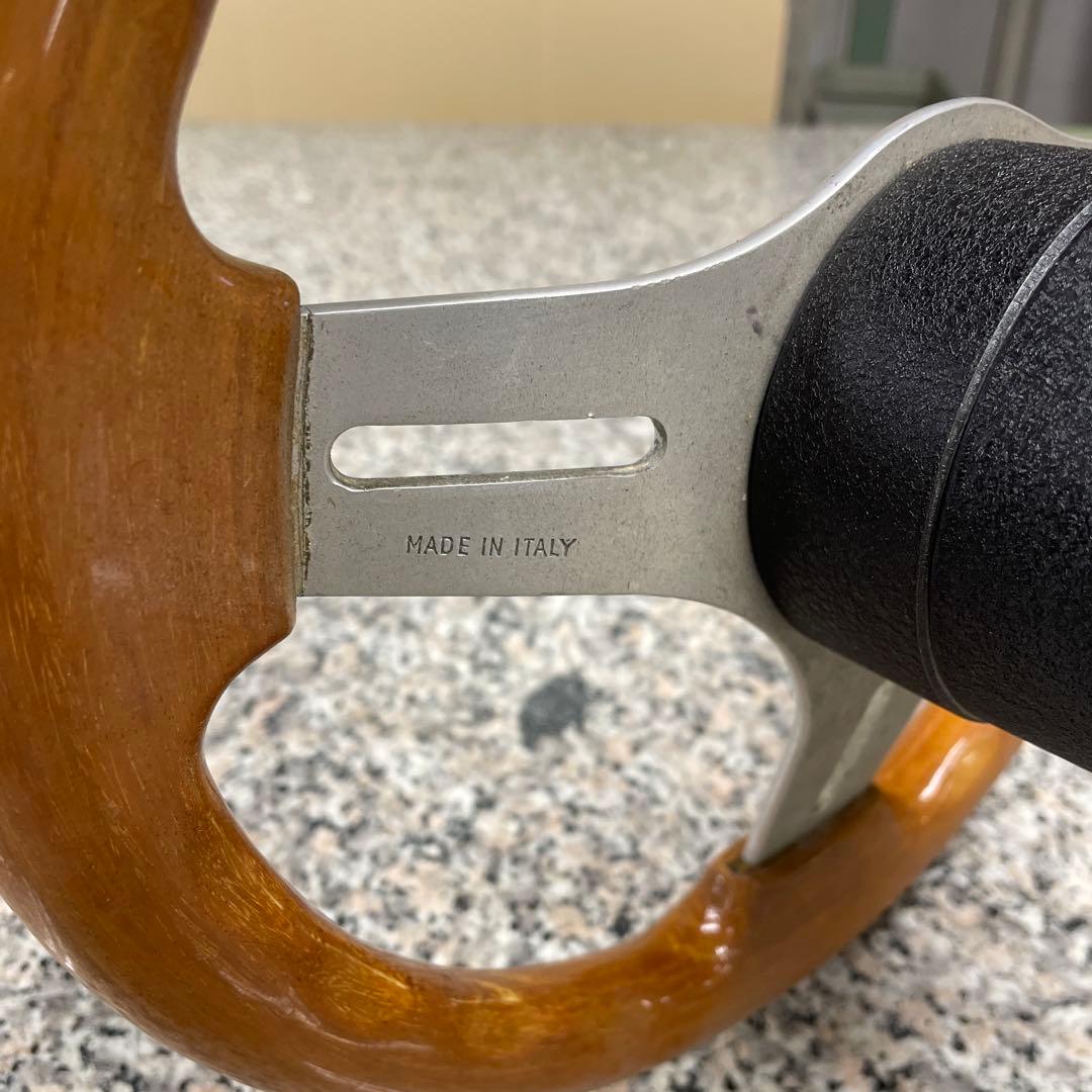 S*T様 ★OBA オバ ウッド ステアリング 当時物 ハンドル 自動車パーツ