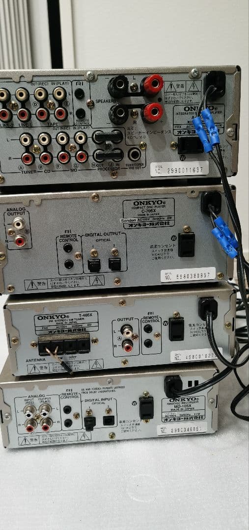 ONKYO オーディオコンポ A-907XC-705XT-405XMD-105X