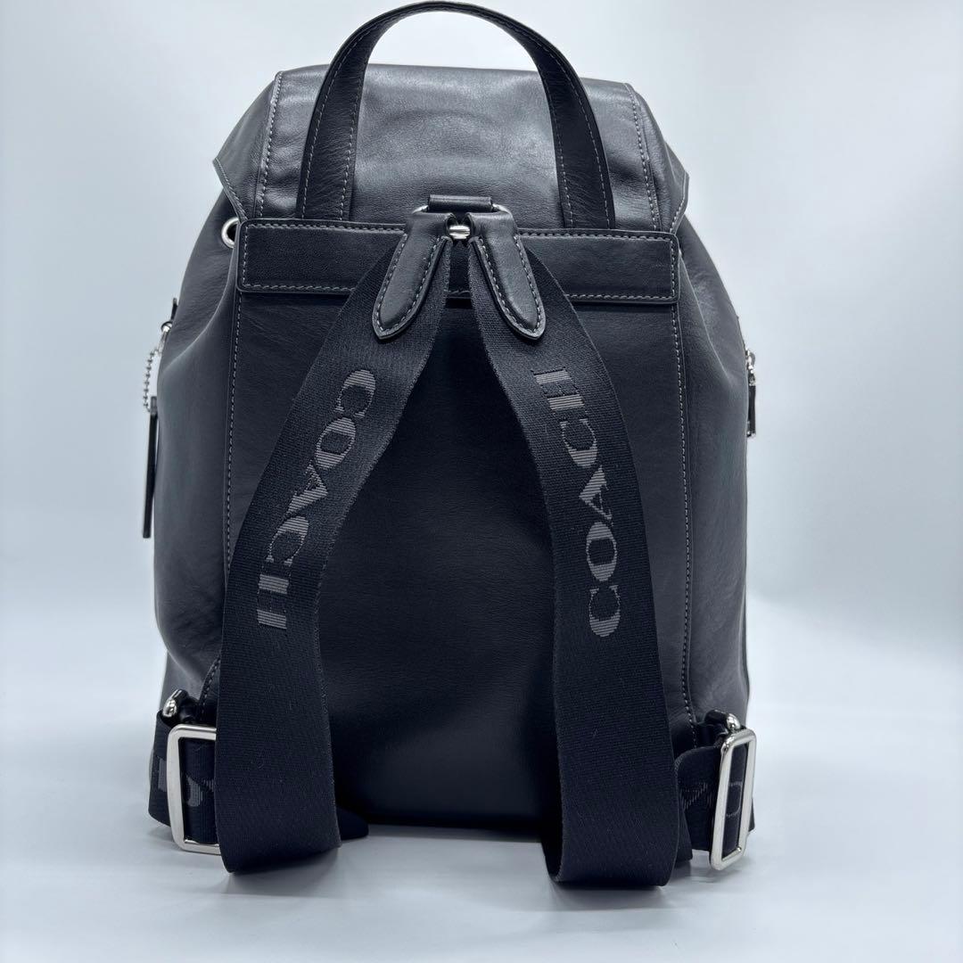 コーチ リュック バックパック レザー ロゴ CT811 ブラック