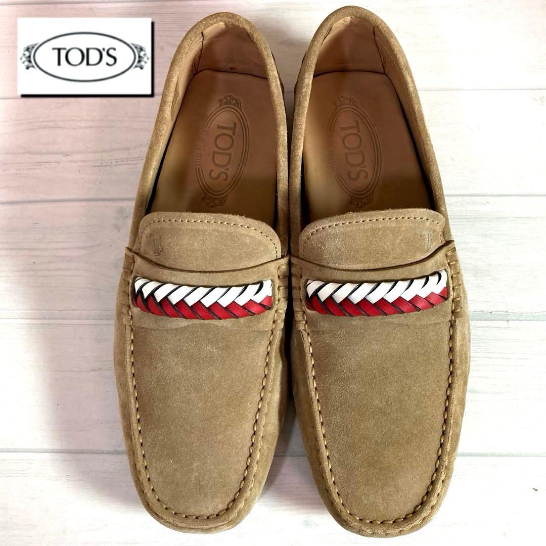 極美品■トッズ■ドライビングシューズ✨サドルローファー ゴンミーニ