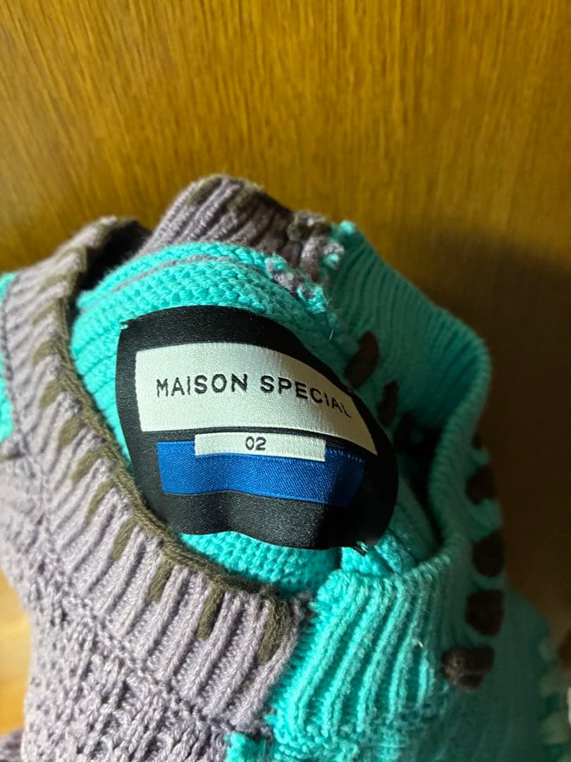 MAISON SPECIAL 鬼ワッフルニット