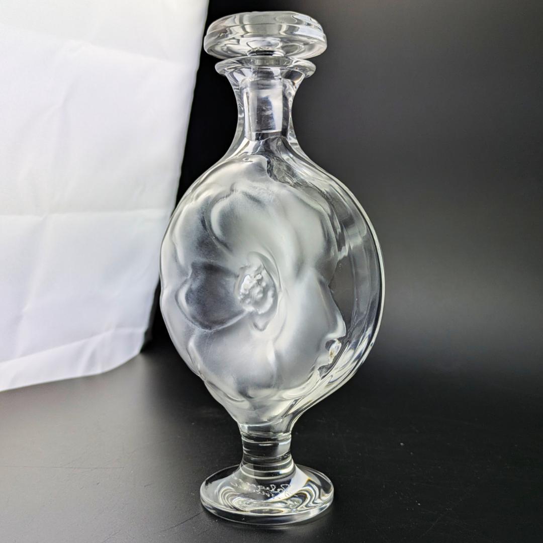 m*i様 ラリック Moulin Rouge 香水瓶 フロストガラス 花モチーフ