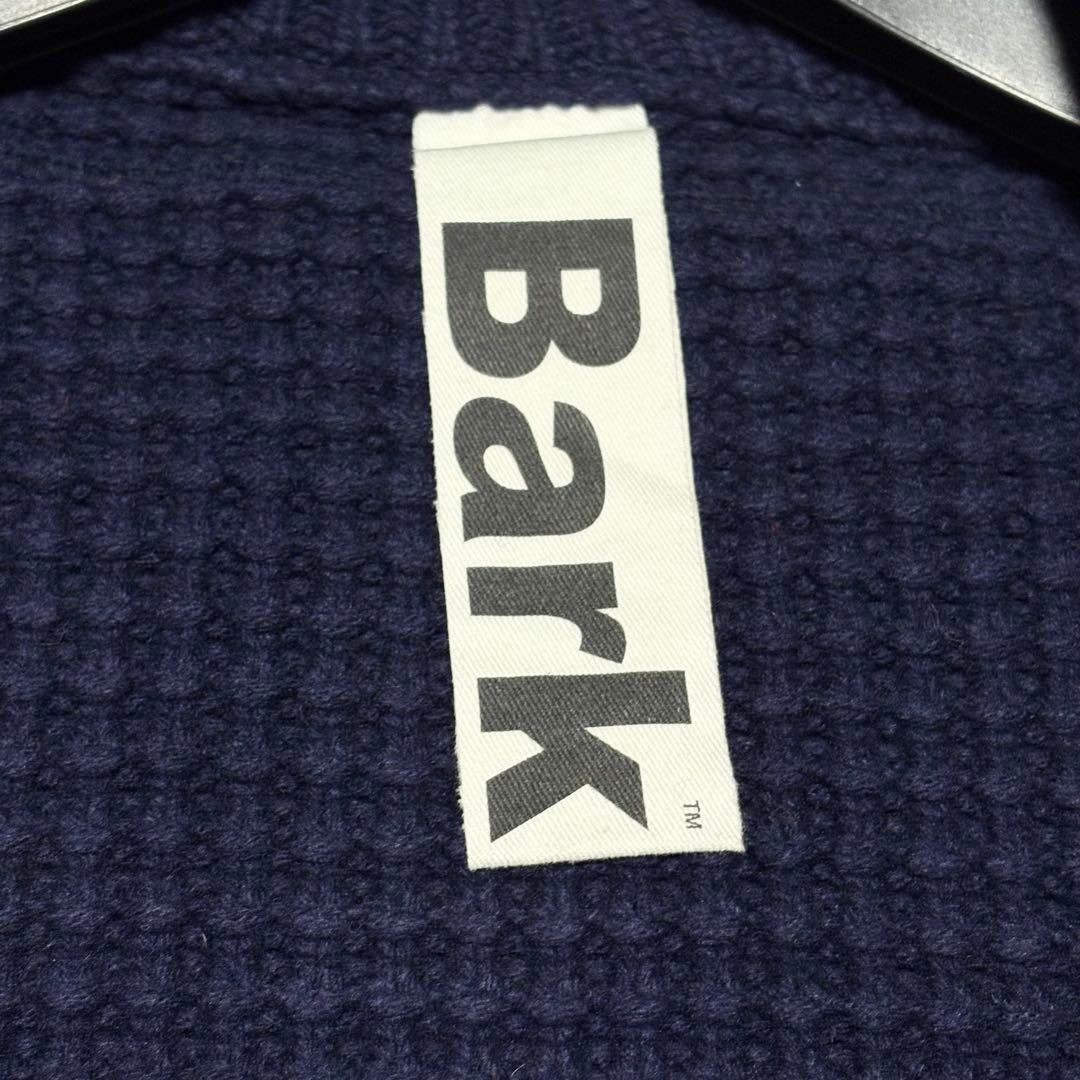 Bark バーク ダッフルコート ニット フード取外し 2way ネイビー M