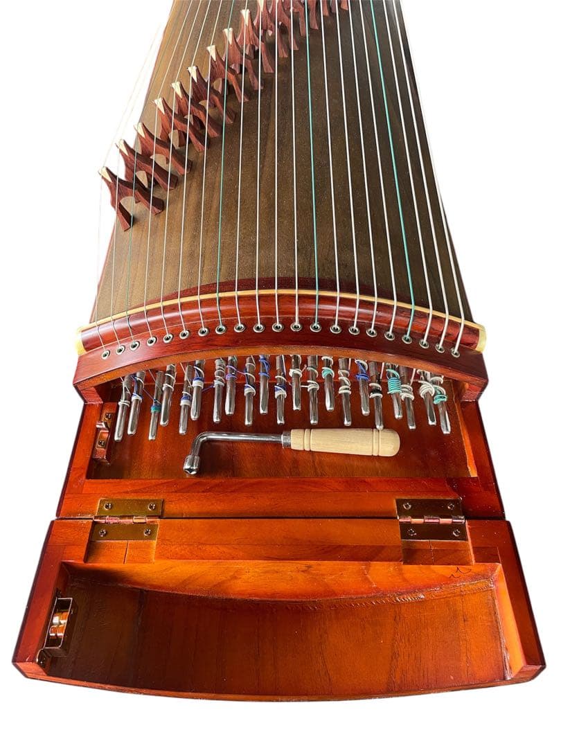 P*様 【大唐】中国 伝統弦楽器 民族楽器　箏21弦グーチェン