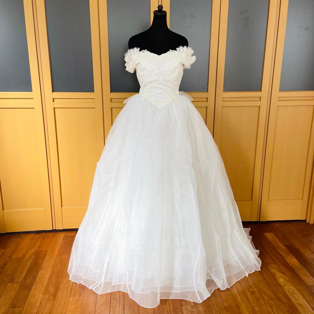 定価16万円✨Dress Black✨レース✨Aライン✨ウェディングドレス✨9号