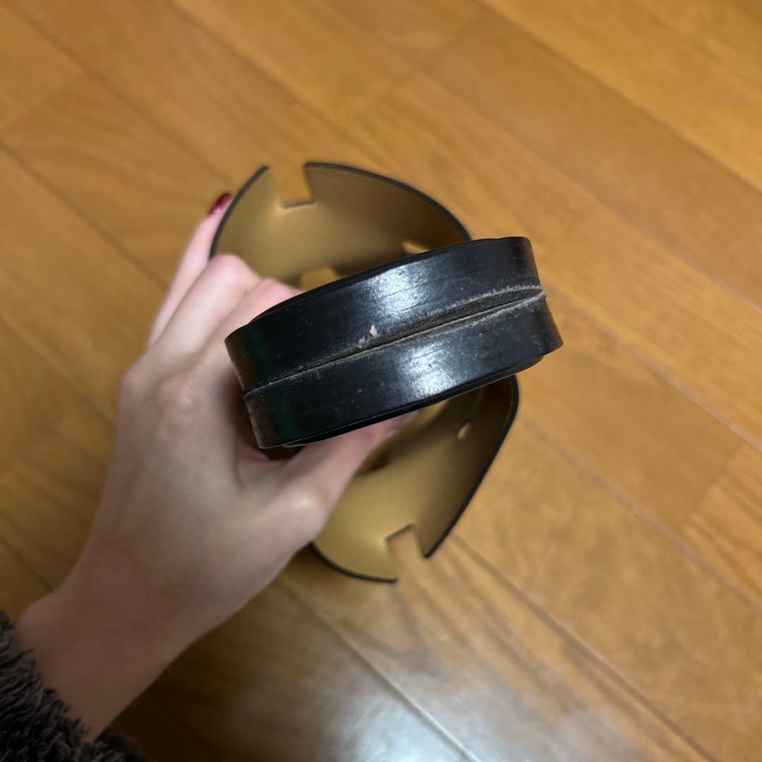 HERMES エルメス メンズサンダル イズミール ブラック　26/41