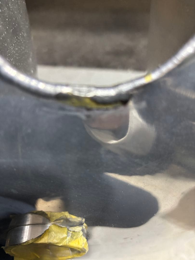 SR400 メタリックシルバータンク B級品