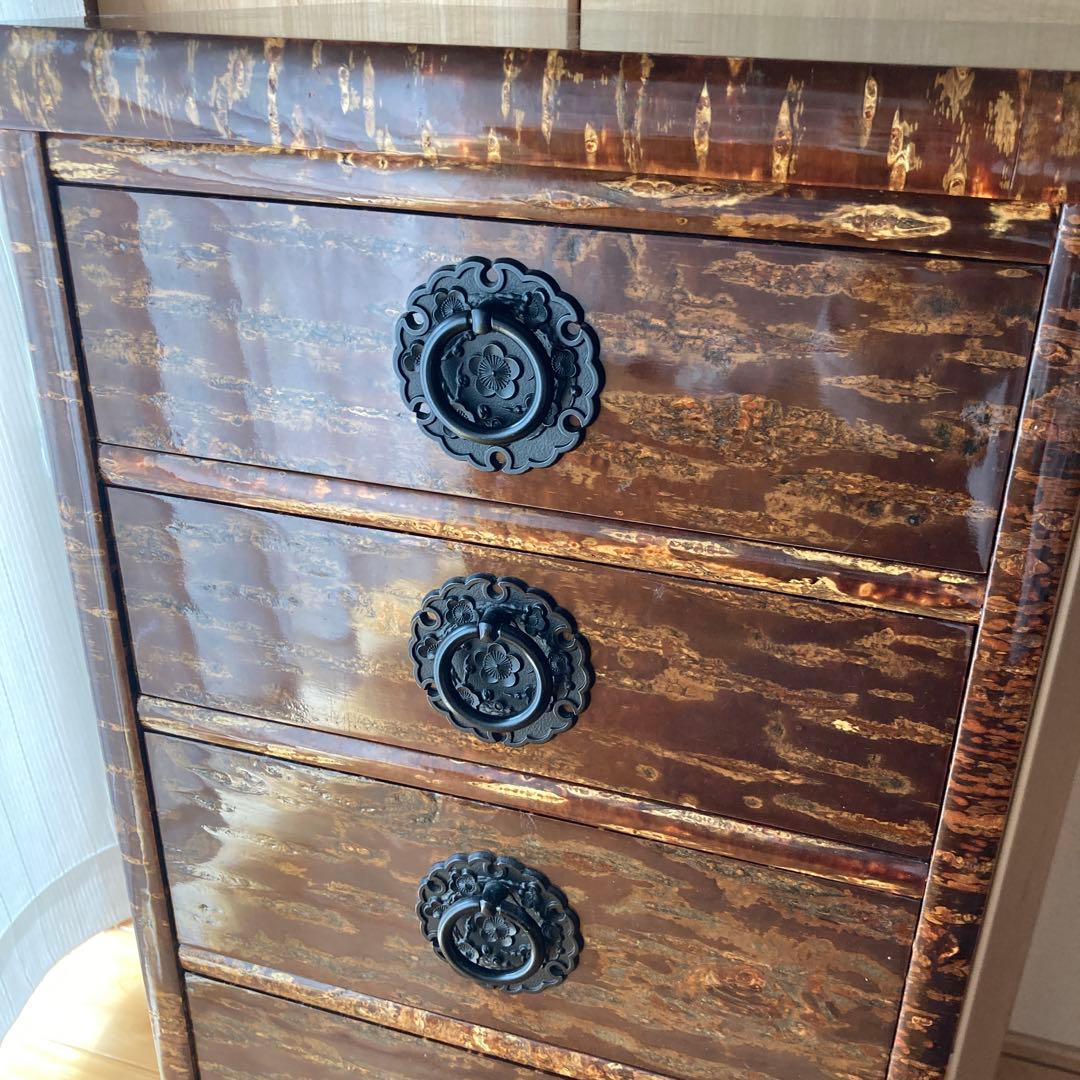 刑務所作業品　チェスト　箪笥　桜