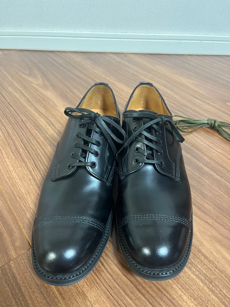 新品6.8万 SANDERS MILITARY DERBY SHOE UK7