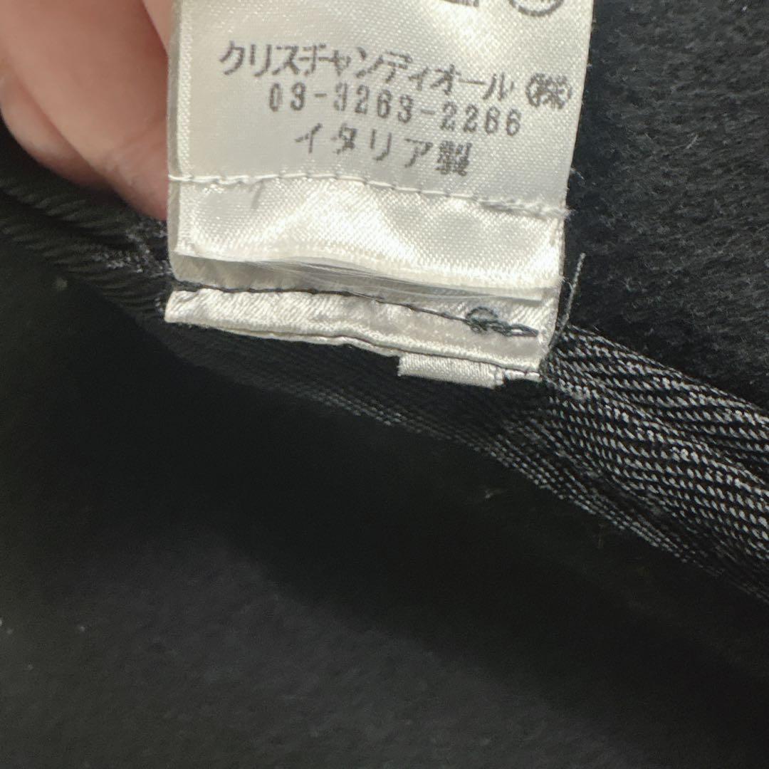 ディオールオム　2006 エディ　ダッフルコート　ブラック　サイズ44