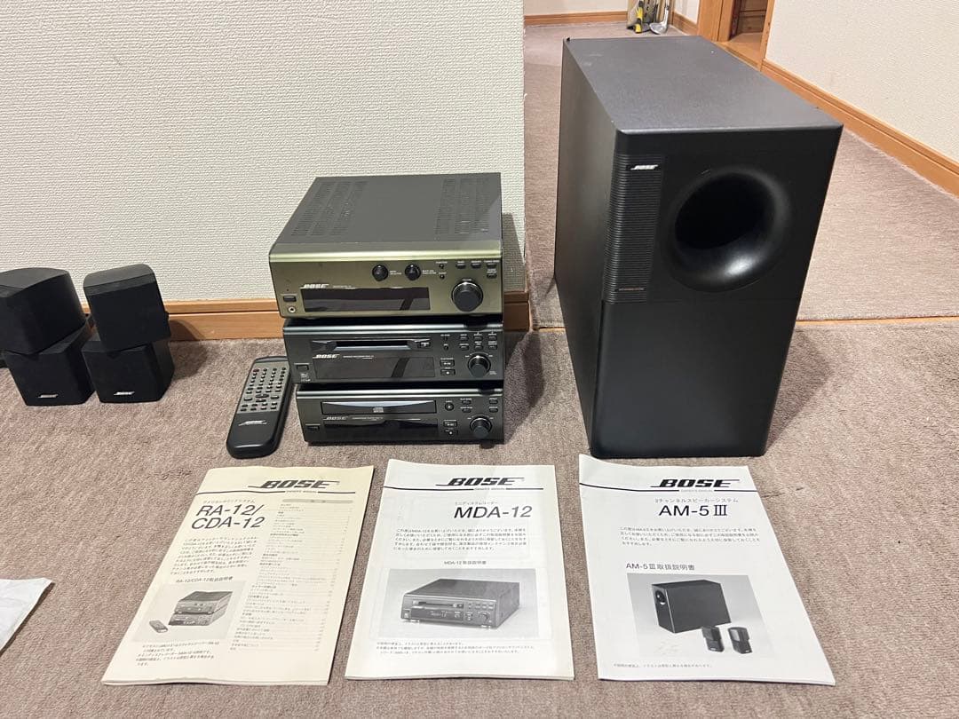 中古 ボーズ BOSE CDA-12 MDA-12 RA-12 AM-5Ⅲセット