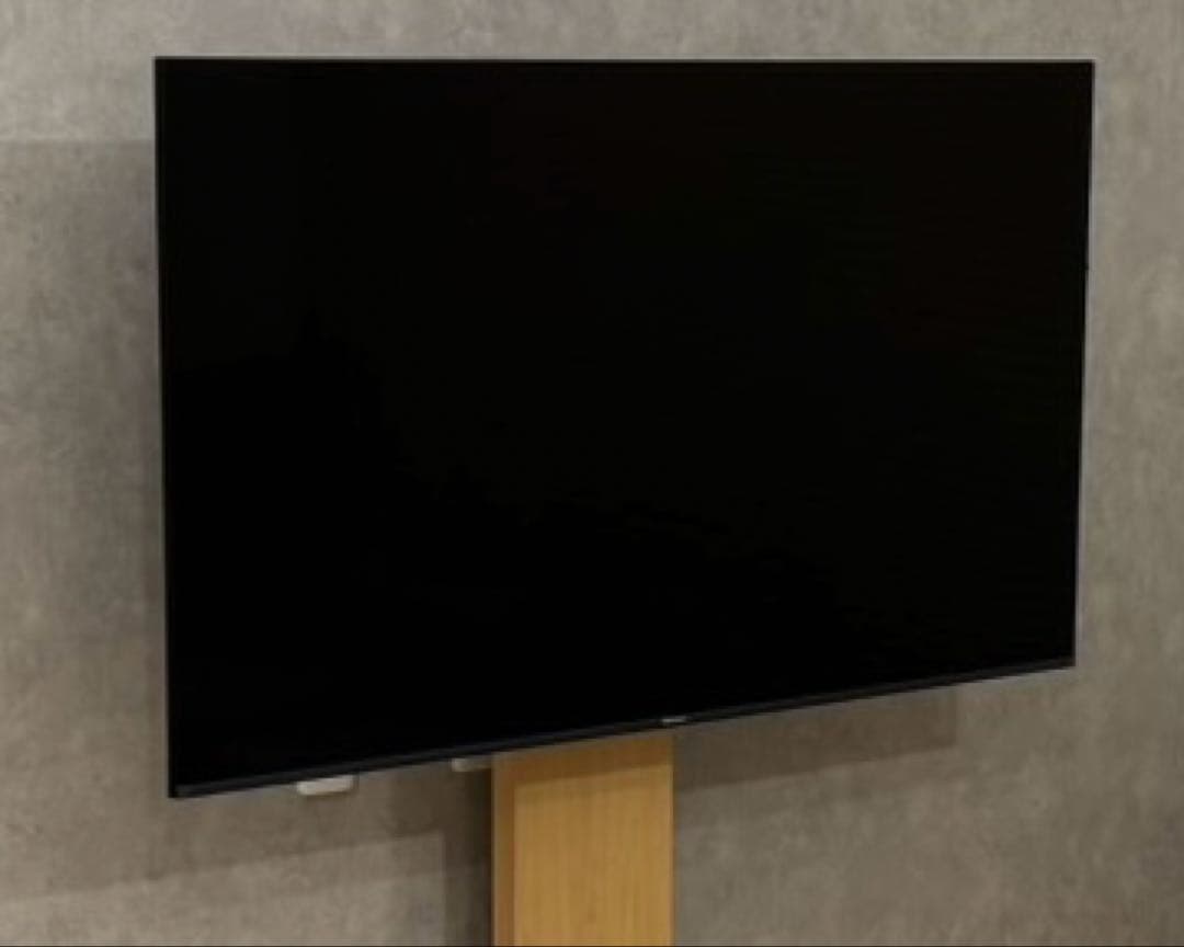 液晶テレビ スタンド式 黒 リモコン付き