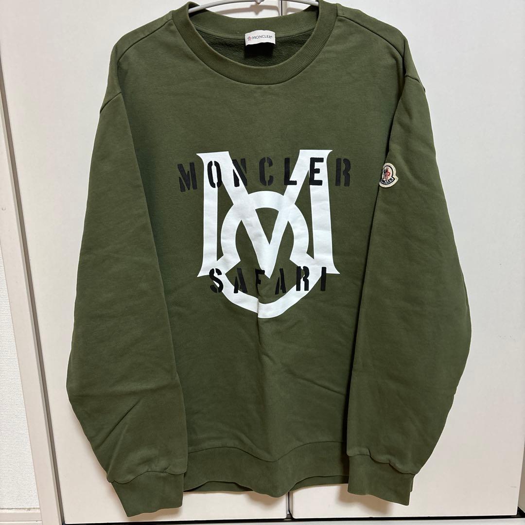 モンクレールメンズトレーナー　カーキ