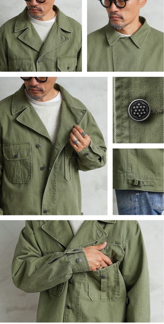 WAIPER M-41 HBTジャケット OD 38 WP1054 新品タグ付