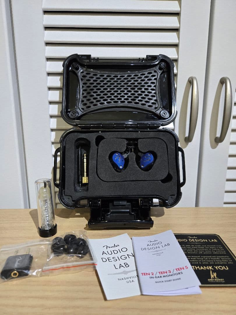 Fender IEM TEN 2 BLUE イヤモニ 外箱完備 おまけ付き