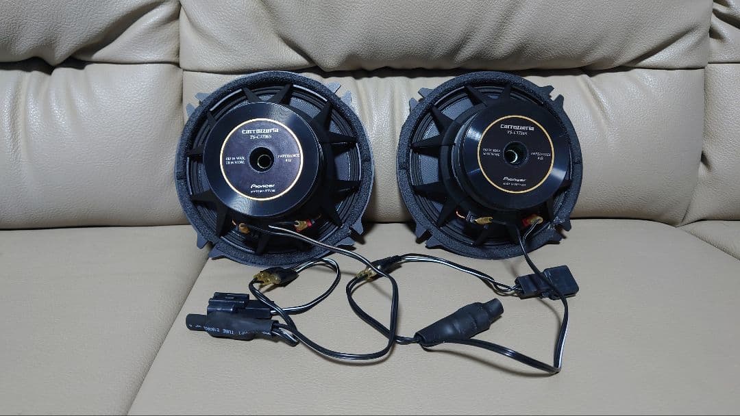 カロッツェリアTS-C1736S【中古品】、インナーバッフル【中古品】