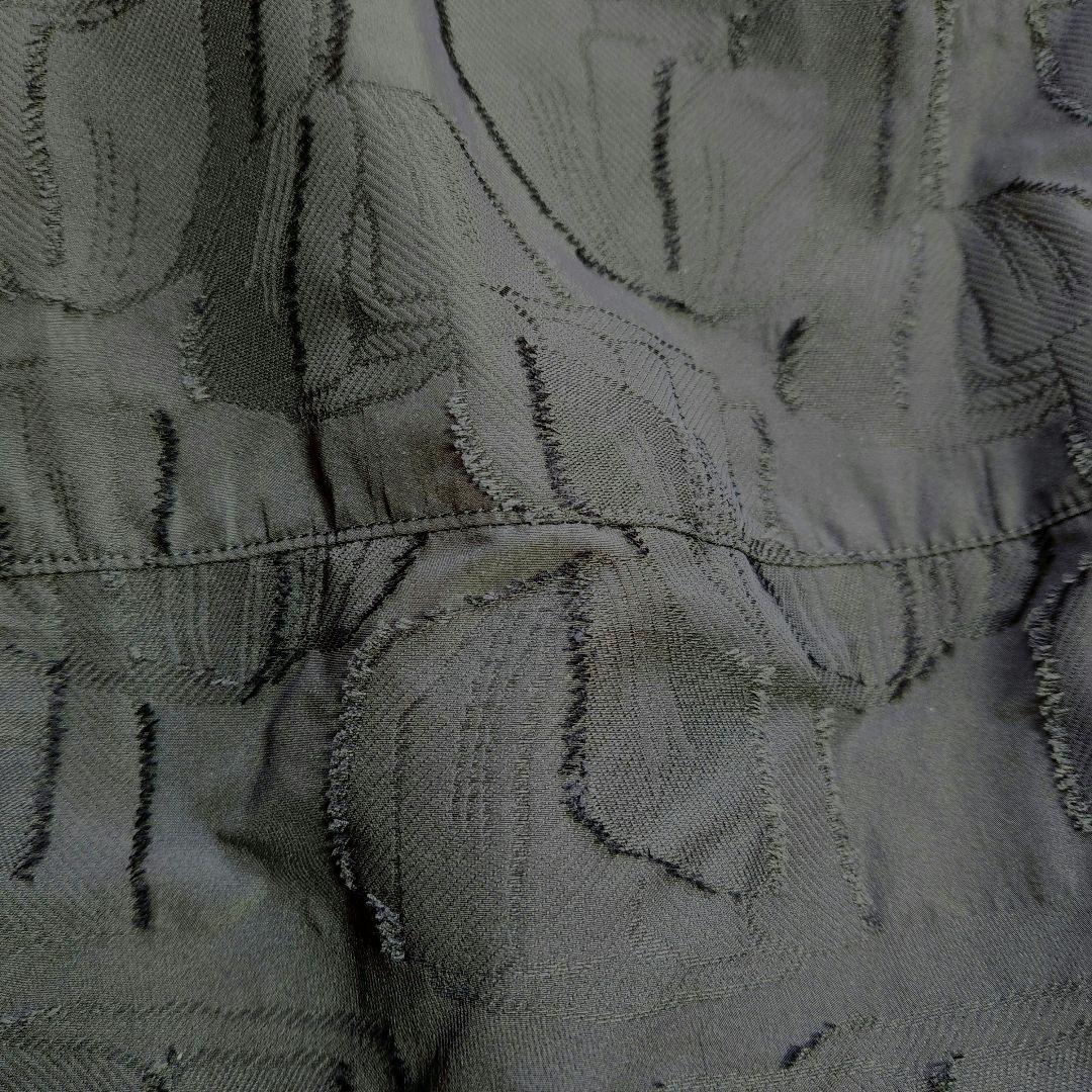 ヨーガンレール、モユルお好きなかたに　バルーンパンツ　カットジャガード黒