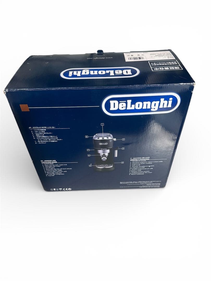 【新品・未使用】デロンギ デディカ エスプレッソマシン EC680BK 黒
