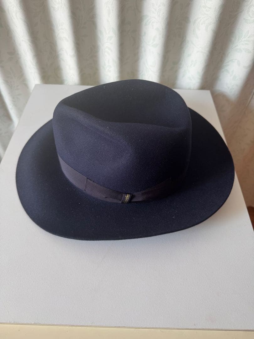 【最終値下】高級ビーバー毛入りパナマハット ほぼ新品・即購入可