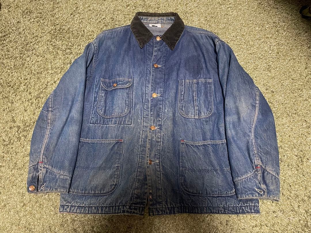 希少 レア ボロ デニム カバーオール ブランケット