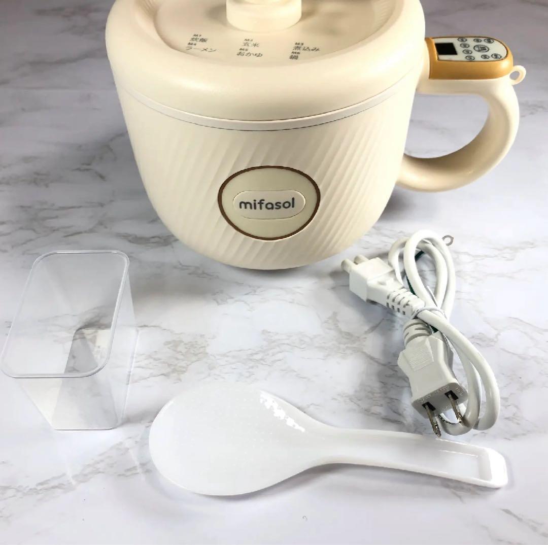 新品未使用 炊飯器 多機能炊飯器 クッキングケトル 1人用炊飯器 一人暮らし