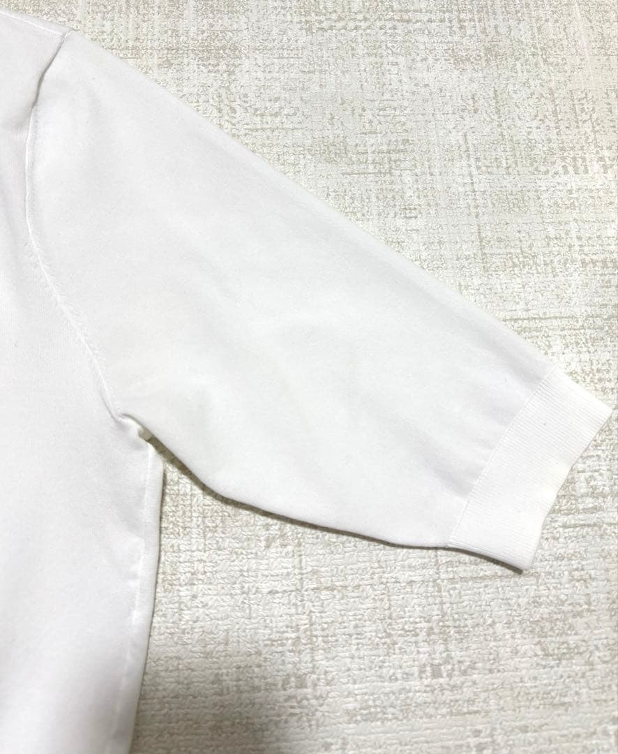 【美品】CABaN ファインポリエステル ハーフスリーブポケットカーディガン