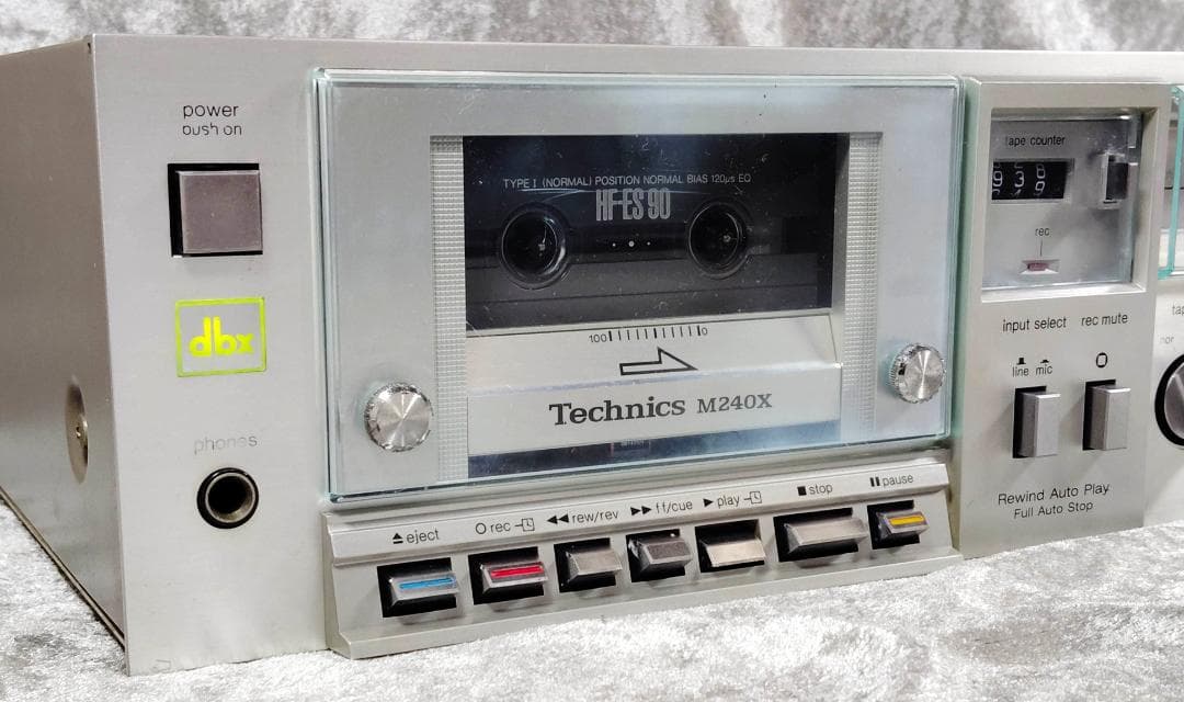 Technics RS-M240X カセットデッキ 録音再生良好