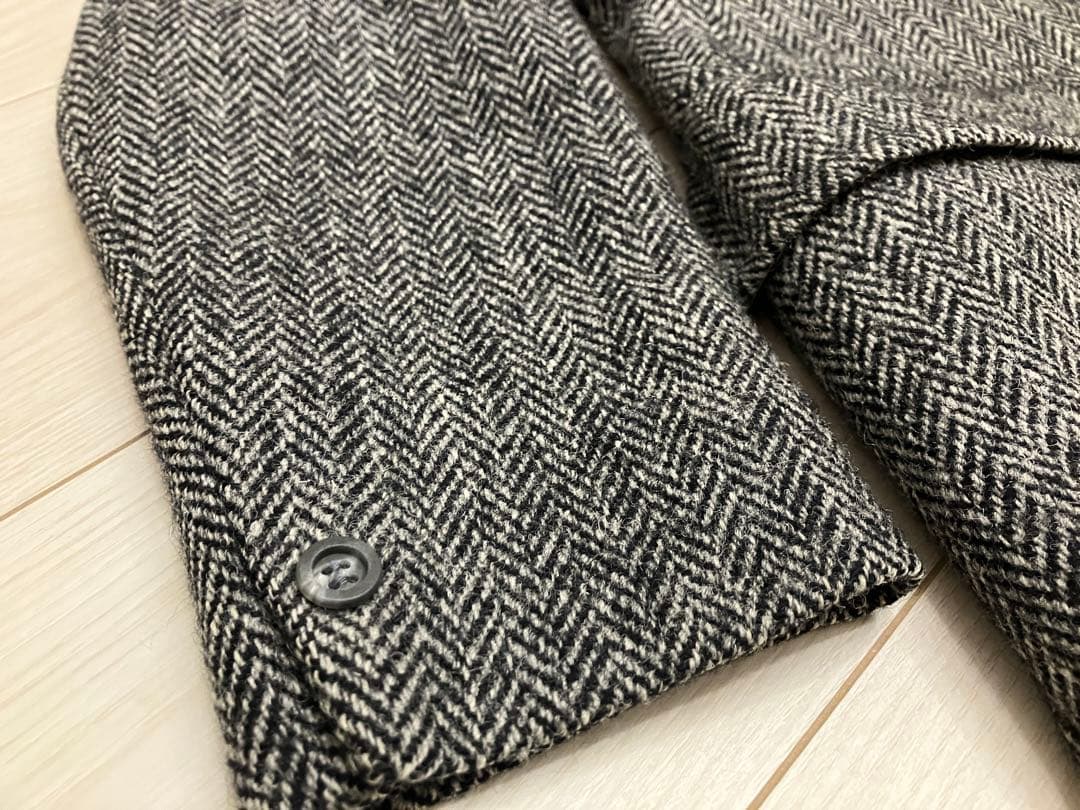 60-70s USA Harris Tweed ヘリンボーン ツイードジャケット