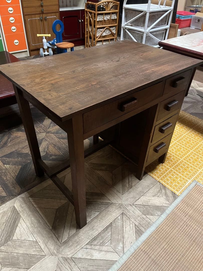 Anny＊学習机 勉強机 古道具 インテリア 昭和レトロ アンティーク