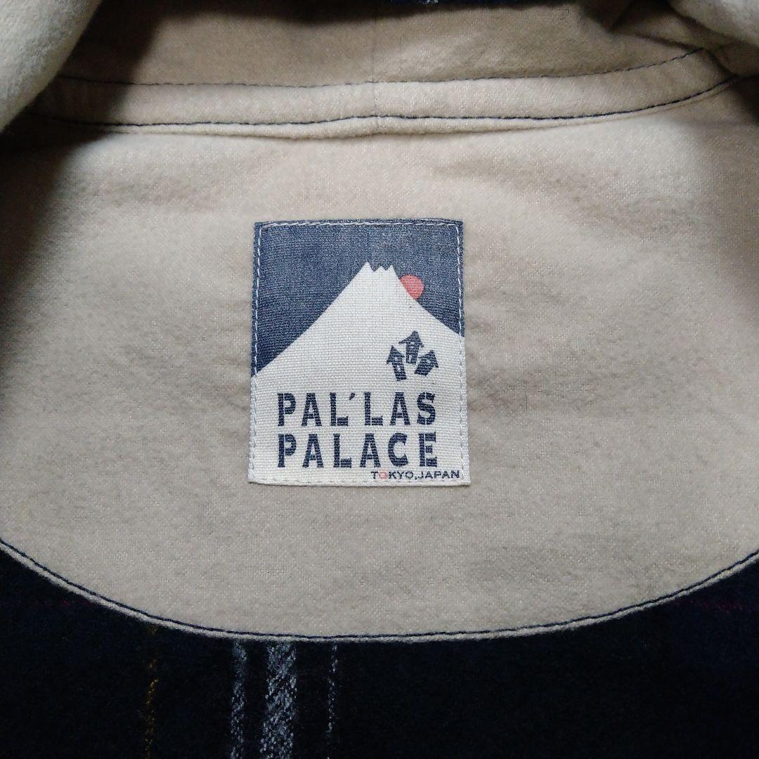 パラスパレス★Pal'ls Palace チェック柄 フーディブルゾン 紺 3