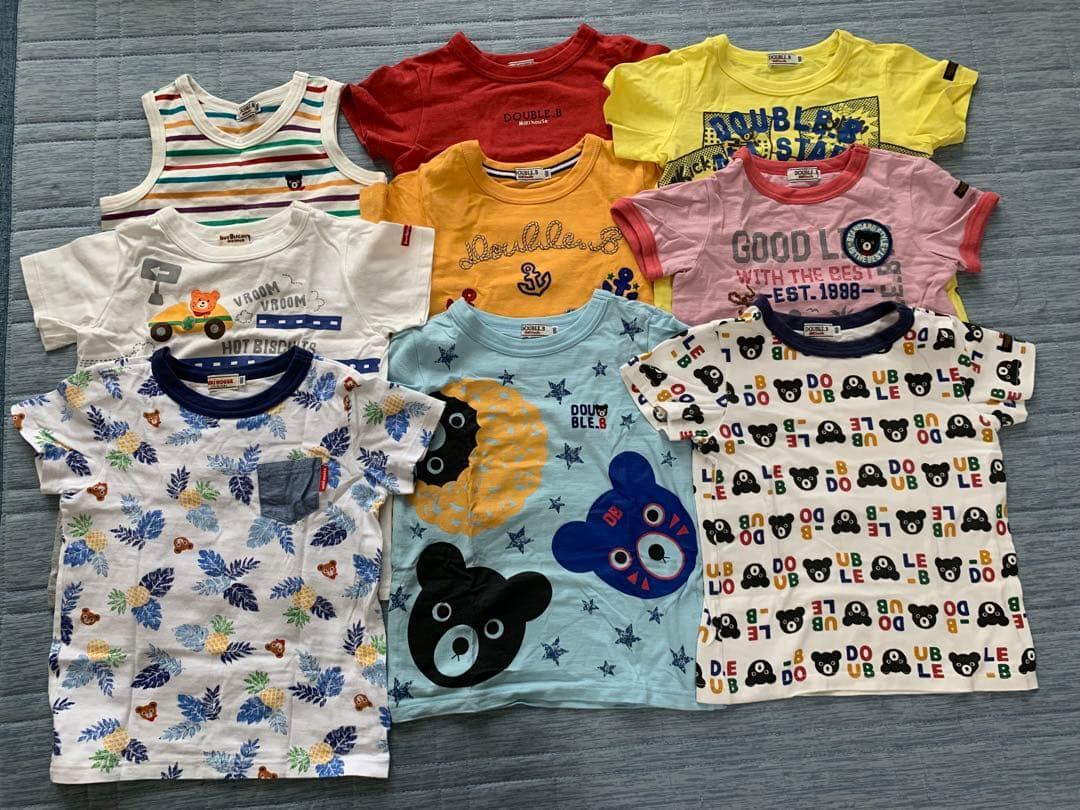 【夏物まとめ売り　追加5点あり】　ミキハウス／ダブルビー／ホットビスケッツ100