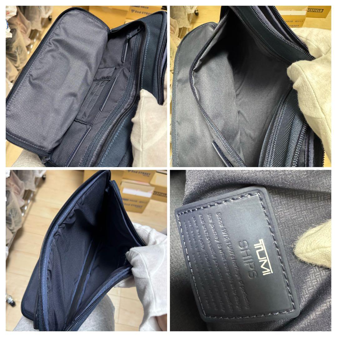 【SHIPS別注】【新品】TUMI トゥミ　PCケース　ネイビー　シップス