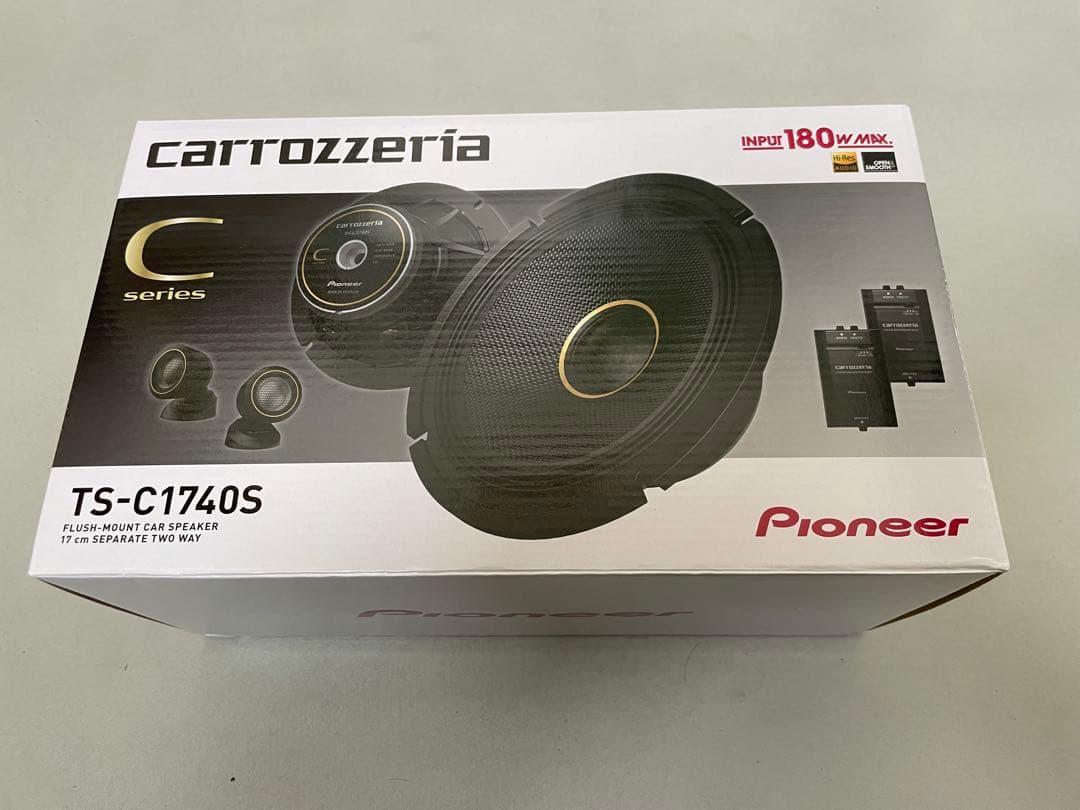 新品未開封品 carrozzeriaTS-C1740S 2wayスピーカー