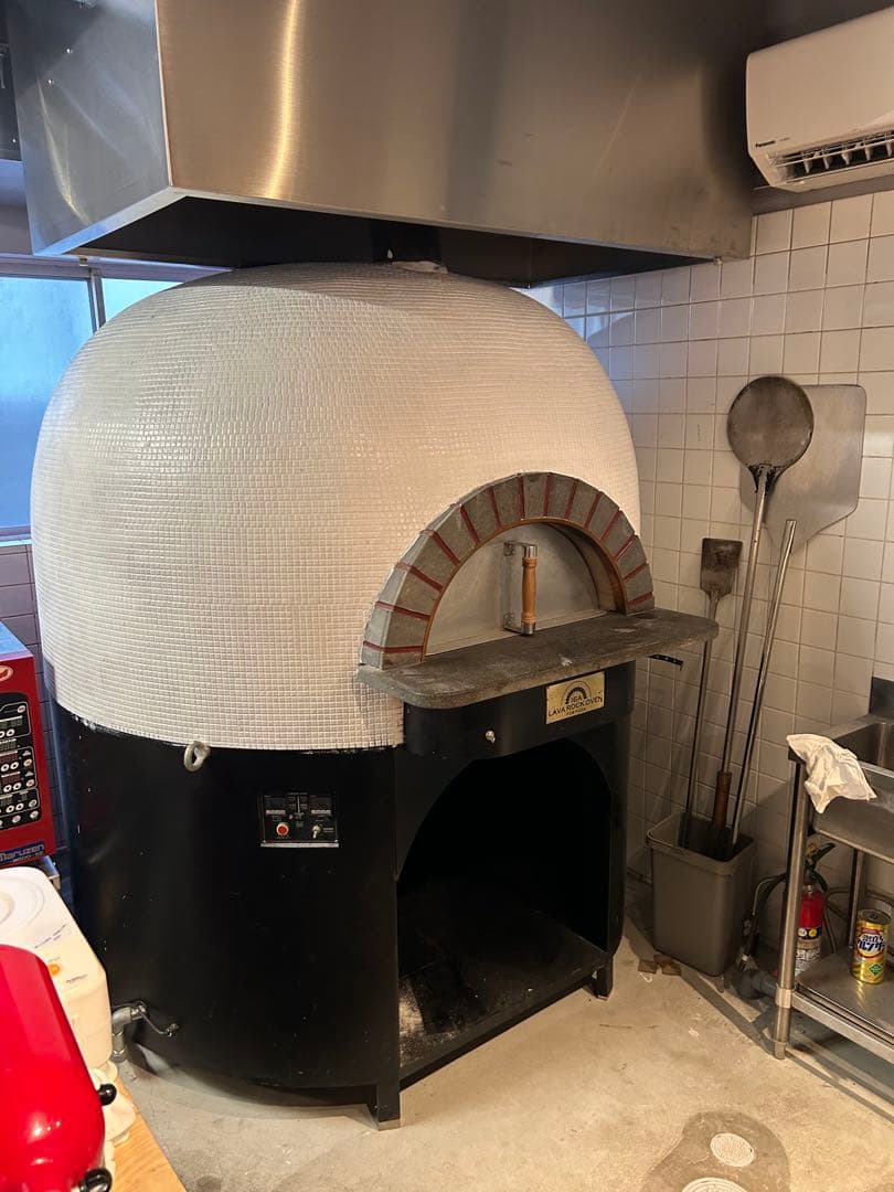 【さらに値下げ】IGA ガス式溶岩石ピザ窯 エレガンザ120 単相100V