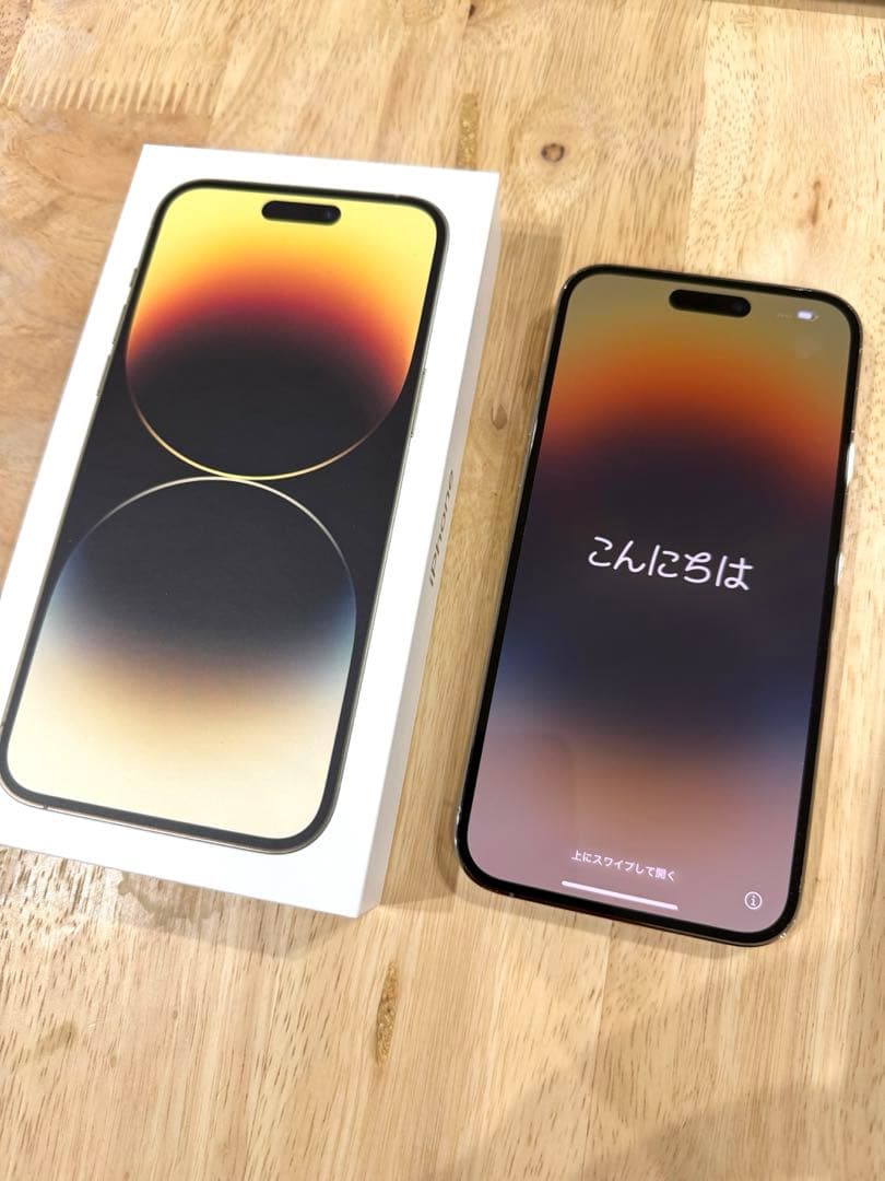 【美品】iPhone 14 ProMax ゴールド 512GB(SIMフリー）