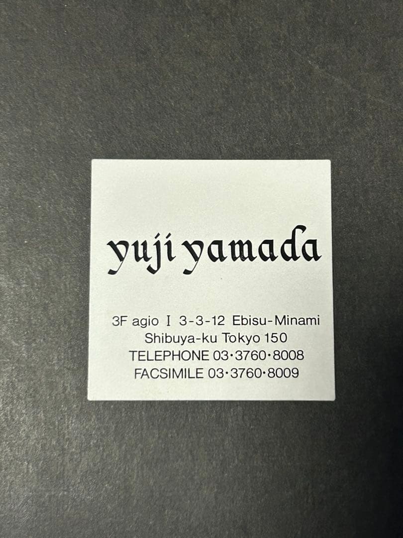 Yohji Yamamoto ヨウジヤマモトサスペンダー　　ブラック箱付き