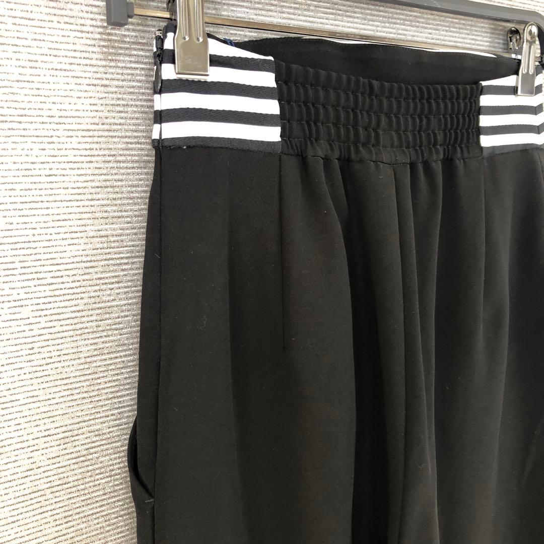 未使用品 BORDERS at BALCONY ハイウエストツイルパンツ 38