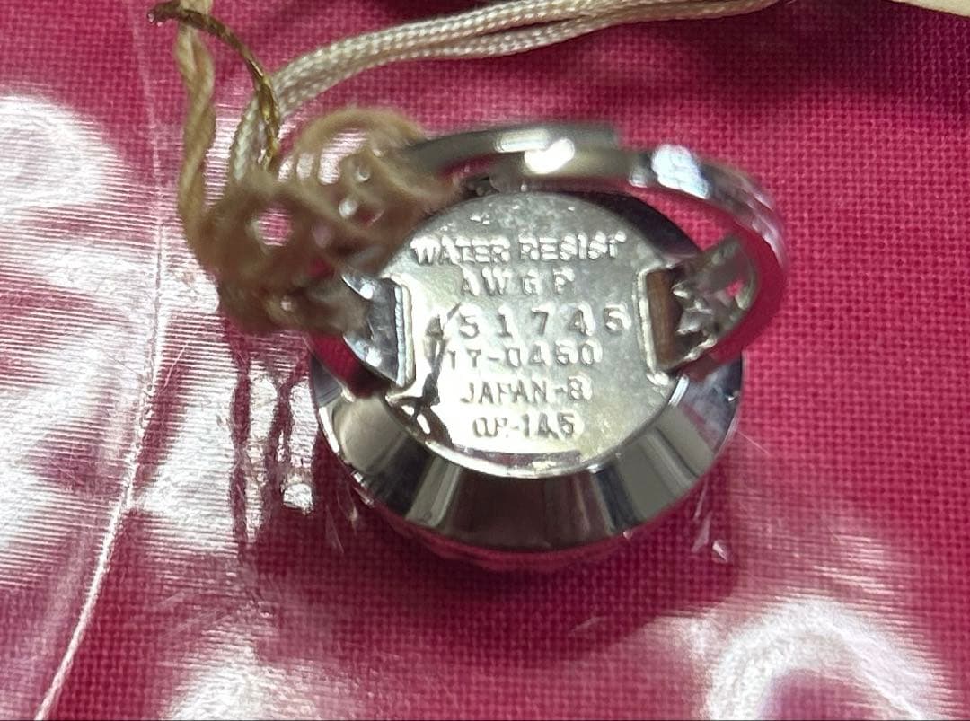 SEIKO アナログリング時計 青文字盤