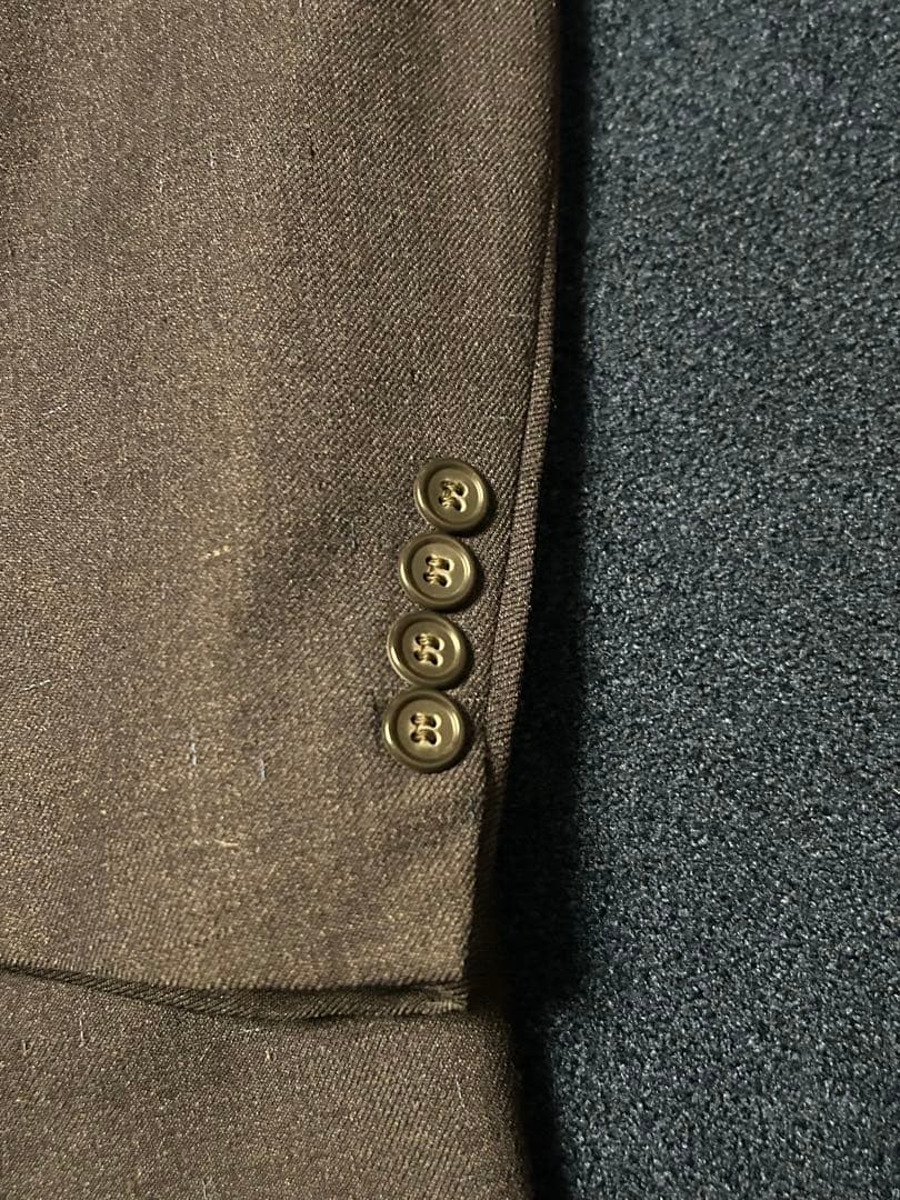 断捨離系さま専用 50'S ヴィンテージ スーツ 上下セット ネイビー カスリ柄