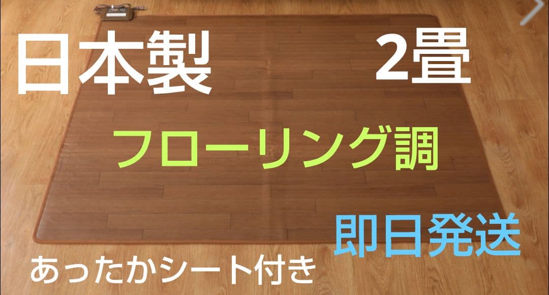 ☆最終セール☆ フローリング調 電気カーペット リフォン 2畳 ホットカーペット