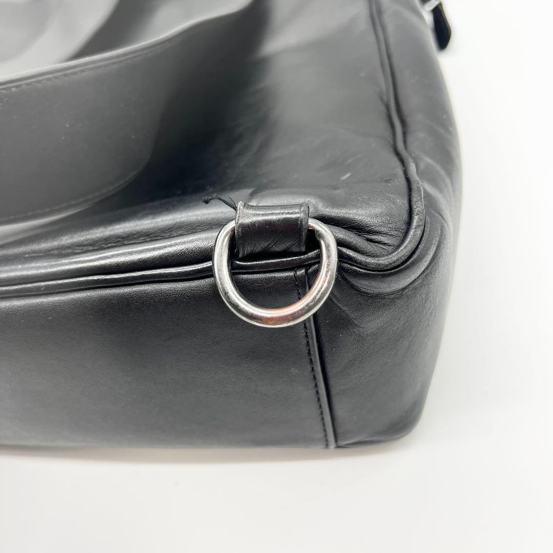 COACH　グラハム　バックパック　3way　ビジネス　レザー　ブラック　A4