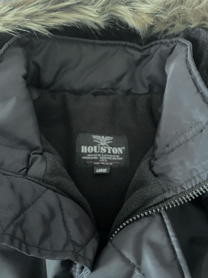 N-3B ヒューストン　Houston Ｌサイズ　ブラック　1度のみ着用