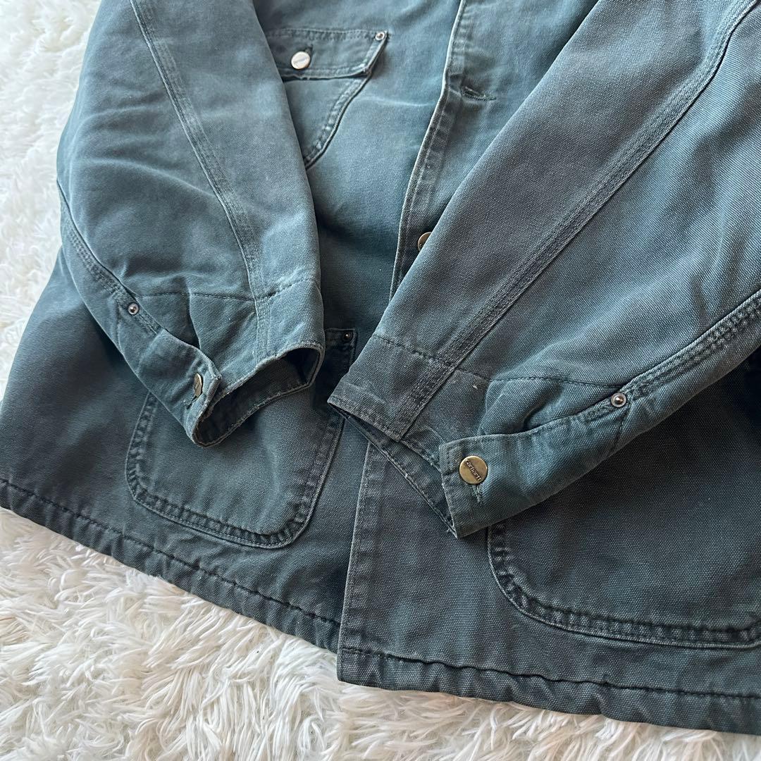 Carhartt ミシガンチョアコート モス 星タグ USA製 XL チェック