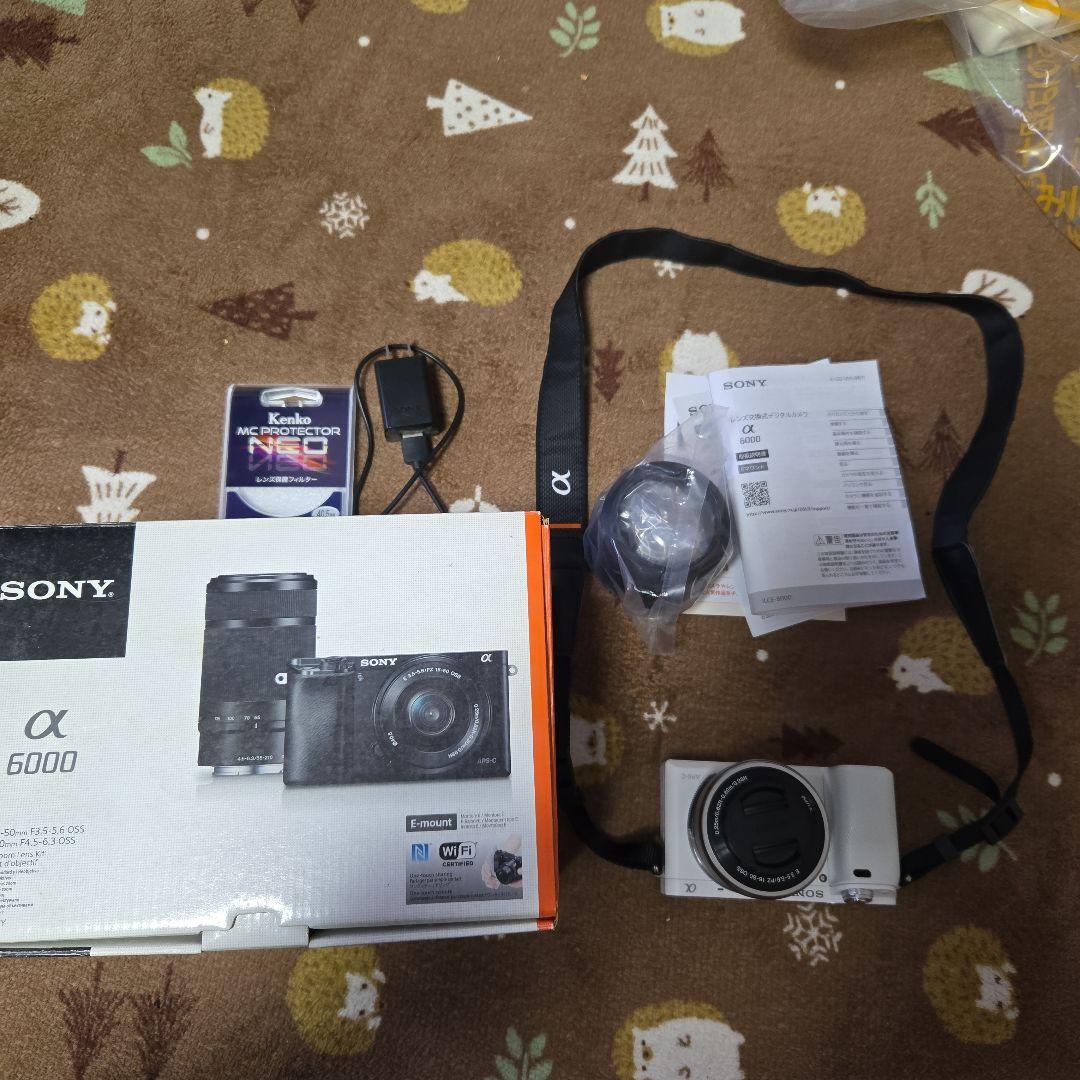 Sony デジタルカメラ　α6000 デジタル一眼　望遠レンズ別途