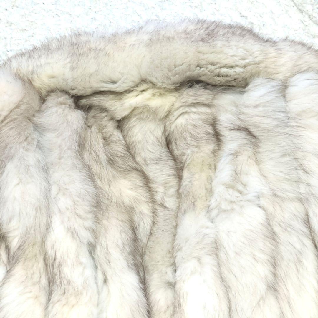 2-22【高級毛皮】フォックスファーコート　サイズ11