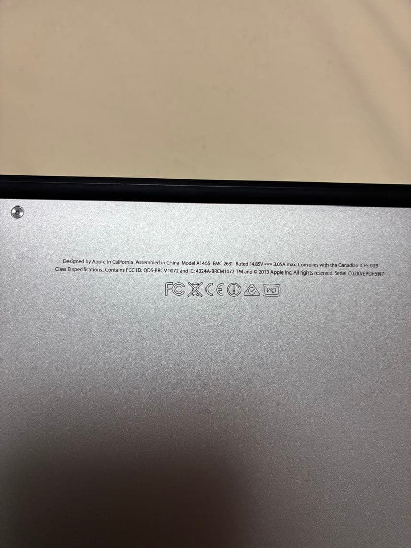 【電源接続前提】MacBook Air 13 A1466