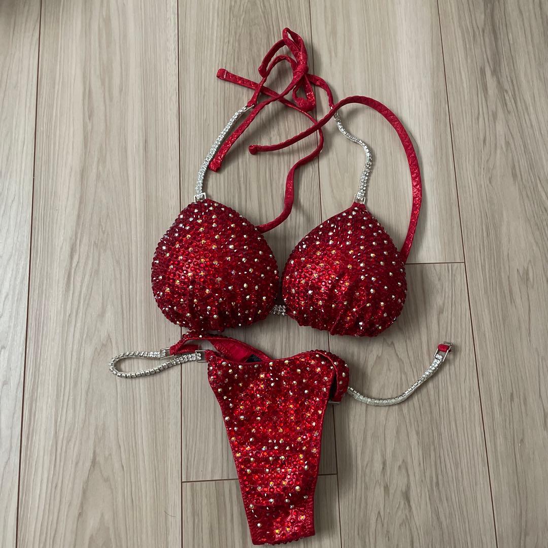 【新品】競技用ビキニ　大会　コンテスト FWJ NABBA ケース付き