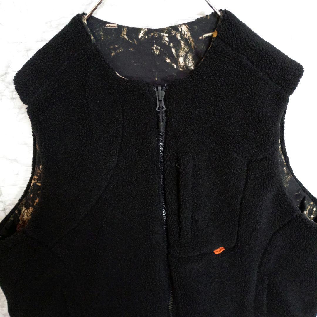 【TIGHTBOOTH】リアルツリー　リバーシブル　中綿ベスト