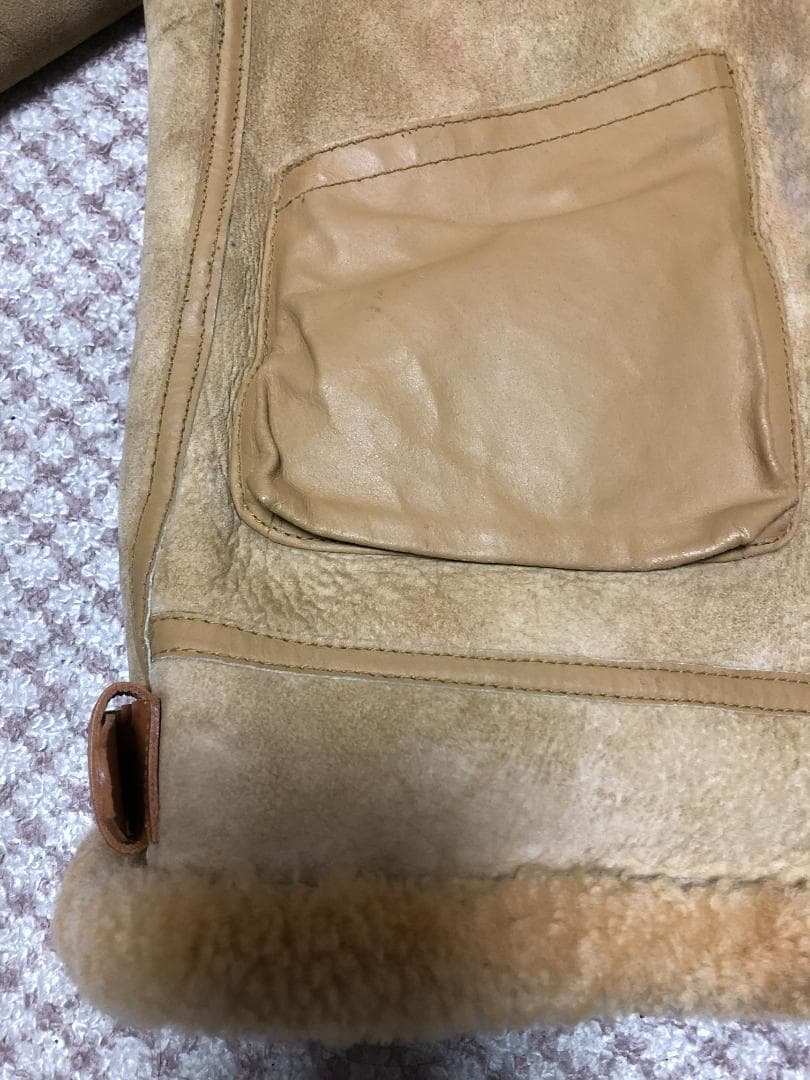 希少色 アヴィレックス AVIREX フライトジャケット B-3 ベージュ 38