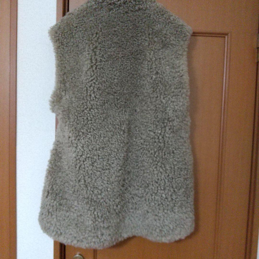 anuke/アンヌーク Eco Fur Vest モカ 38